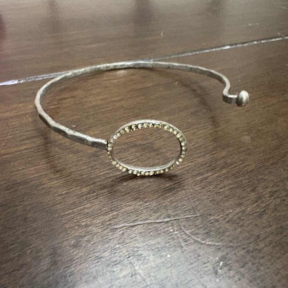 Lucky Brand Silver Textured Bracelet